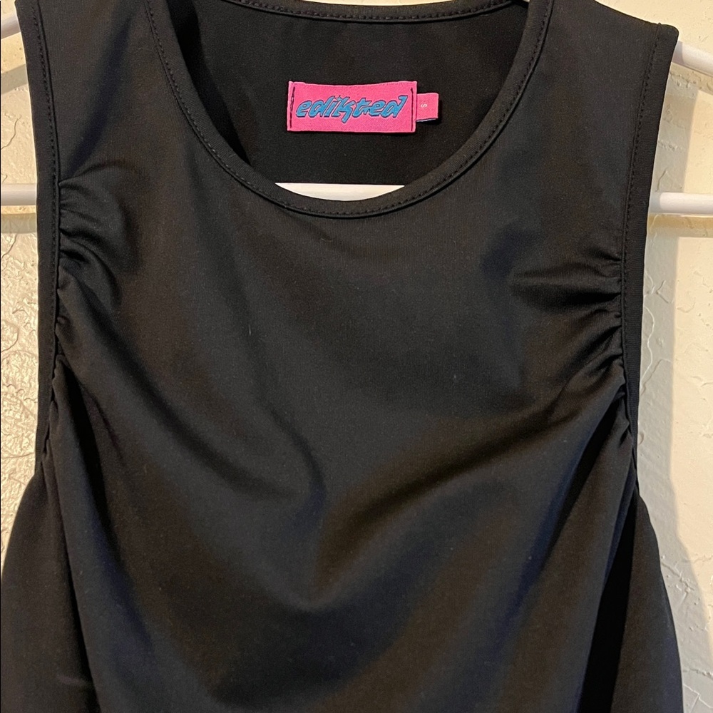 Edikted Rushed Black Tank Top - Picture 5 of 8